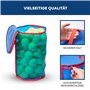 Effekt Manufaktur Sac à dos de tennis - Bleu - Réutilisable et imperméable - 40 x 25 x 25 cm - Sac de tennis - Sac à balles de t