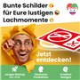 DankeDir! Panneau de porte en plastique avec inscription en allemand « Pinkeln verboten » - 20 x 30 cm - Plaque de porte humoris