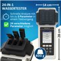 AlphFa PoolLAB 2.0 Special Edition avec 140 pastilles de test, testeur d'eau pour piscine (photomètre), Bluetooth, Wi-Fi, appare