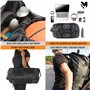 Lamaki Sac de Sport Homme & Femme 45l Duffle Bag – Sac de Voyage Convertible en Sac à Dos - Durable et Polyvalent, Compartiment 