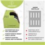 ZENVENTURE® Grattoir à chaussures – Paillasson robuste avec brosses complètes – Paillasson pour extérieur et intérieur en métal 