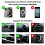 FACSO Support de téléphone Portable 2 en 1 Compatible avec MagSafe/iPhone 12/13/14/15/16
