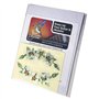 Inlaystickers UKR-281HIB Sticker Inlay pour ukulélé Motif rosette et fleurs d'hibiscus