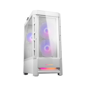 COUGAR Gaming | BOITIER PC Gaming | BOITIER DUOFACE RGB Noir + 2 Panneaux - Comprend 2 Ventilateurs ARGB de 140 mm