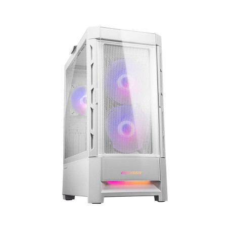 COUGAR Gaming | BOITIER PC Gaming | BOITIER DUOFACE RGB Noir + 2 Panneaux - Comprend 2 Ventilateurs ARGB de 140 mm