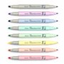 Pentel - Marcador fluorescente de doble punta en color violeta pastel, excelente para resaltar.