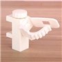 2Pcs Barre Transversale RéGlable Support De Pince et Crochet Tringle à Rideaux Support De Stockage De Serviette pour Organisateu