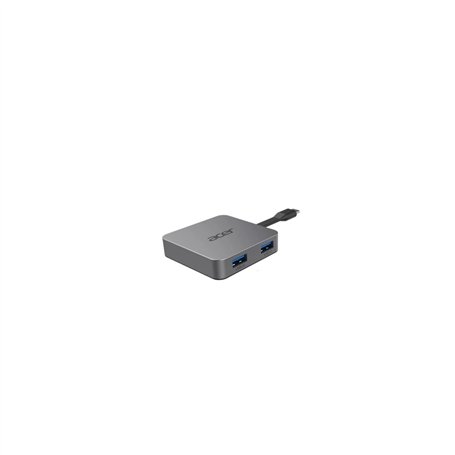 Hub USB Acer HP.DSCAB.014 Argenté