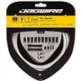 Jagwire 2X Sport Shift Kit Gaines et câbles de dérailleur Adulte Unisexe