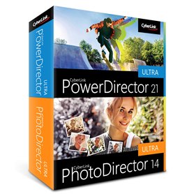 CyberLink PowerDirector 21 Ultra & PhotoDirector 14 Ultra | Integrierte Foto- und Videobearbeitung | Lebenslange Lizenz | BOX |