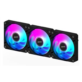 GIGABYTE ECFAN1203 Ventilateur de refroidissement pour PC 120 mm | Débit d'air élevé et fonctionnement silencieux | Roulement à