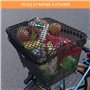 VELORO Filet à bagages pour vélo - Stable et flexible - Parfait pour les paniers de vélo arrière - Convient pour porte-bagages e