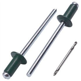 SKIR'CO Lot de 100 rivets aveugles peints 4