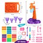 Jeux de Pâte à Modeler avec Machine à Glace Kit pour Enfant 3 4 5 6 7