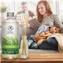 Recharge Diffuseurs de Parfum 2x500ml - аvec Arôme Lemongrass & Arôme de Jasmin - Parfum Frais et de Longue Durée - Aromathérapi