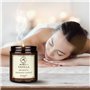 Bougie de Massage Vanille 100g - Bougie de Cire de Soja - Bougie aux Huiles de Noix de Coco et d'Amande - Oléorésine de Vanille 