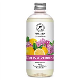 Recharge Diffuseur de Citron & Verveine 500 ML - Parfum de Ambiance - Parfum Frais et de Longue Durée - Parfum d'agrumes - Assai