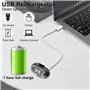 Lot de 4 lumières stroboscopiques LED sans avec télécommande, 8 couleurs USB, étanche, lumières d'avertissement d'urgence