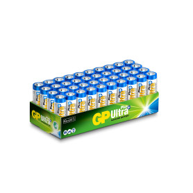 Piles AA - Pack de 40 | GP Ultra Plus | Piles Stilo AA Alcaline 1