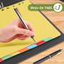 Eagle Lot de 10 intercalaires en papier durable 5 couleurs A4