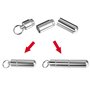 ds. distinctive style Métal Porte Cure Dents légers pour alliage d'aluminium Taille cure-dents Box Porte-clés – Argent, idear ca