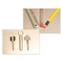ds. distinctive style Métal Porte Cure Dents légers pour alliage d'aluminium Taille cure-dents Box Porte-clés – Argent, idear ca
