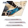 OTOTEC 10pcs R825BF Lames de Scie Sabre Alternative Bimétallique 14TPI 200mm Pas de 1.8mm S1025BF Robuste pour Tuyaux Minces en 