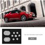9pcs Kit de Clips Fixation Jupe Latérale Voiture Panneau de Garniture Automatique Attaches en Plastique pour Voiture 1610186180