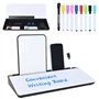 Hivexagon Tableau blanc de bureau avec 4 compartiments