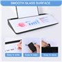 Hivexagon Tableau blanc de bureau avec 4 compartiments, emplacement pour téléphone et tablette + mini tableau blanc magnétique s