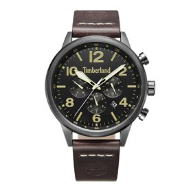 Timberland Homme Analogique Quartz Montre avec Bracelet en Cuir TDWGF2182404