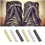 OTOTEC 120pcs Embouts de Lacet Pointes de Lacet Aglets de Tête Embouts de Remplacement pour Baskets en Toile Bricolage Réparatio