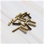 OTOTEC 120pcs Embouts de Lacet Pointes de Lacet Aglets de Tête Embouts de Remplacement pour Baskets en Toile Bricolage Réparatio