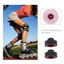 4pcs 608-2RS Roulement Intégré Haute Vitesse Faible Bruit pour Longue de Planche Skateboards Patins à roulettes Rouge