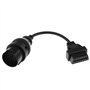 Connecteur de Diagnostic 38 Broches Mâle OBD1 à 16 Broches Femelle OBD2 Câble Scanner Adaptateur 30cm OBD-II Moteur Système Outi