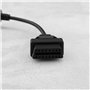 Connecteur de Diagnostic 38 Broches Mâle OBD1 à 16 Broches Femelle OBD2 Câble Scanner Adaptateur 30cm OBD-II Moteur Système Outi