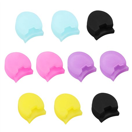 10pcs Repose-pouce en Silicone pour Clarinette Coussinets de Protection des Doigts pour Clarinette et Hautbois Embout Souple