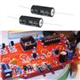 OTOTEC Lot de 2 Condensateurs Axiaux 47uF 500V 43x18mm Compatible avec Fender Hot Rod Deluxe Utiles pour Remplacer Les Capuchons