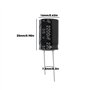OTOTEC Lot de 10 condensateurs électrolytiques radiaux en aluminium 2200uF 35 V 16 x 25 mm RM7,5 105 °C