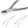 OTOTEC Lot de 10 Ressorts de Rechange de 40 Mm pour Pinces à Ongles Compatibles avec La Plupart des Coupe-ongles d'une Longueur 