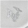 OTOTEC Lot de 200pcs Cosses à Souder Doubles pour PCB 3,2 Mm 5,5 X 18 Mm Laiton Plaqué Argent