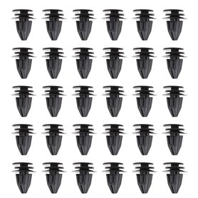 30x Clip de Garniture Seuil Jupe Latérale Extérieure Voiture Attaches de Fixation en Plastique Compatibles avec Mini R50 R53 R56