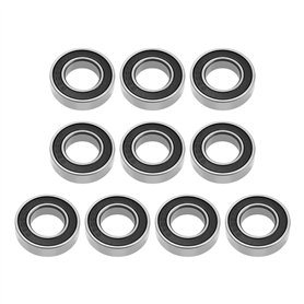 EMSea 10x Double Scellé Roulement à Billes Gorge Profonde 6800-2RS Outil électrique en Acier à Haute Teneur Carbone 10x19x5mm po