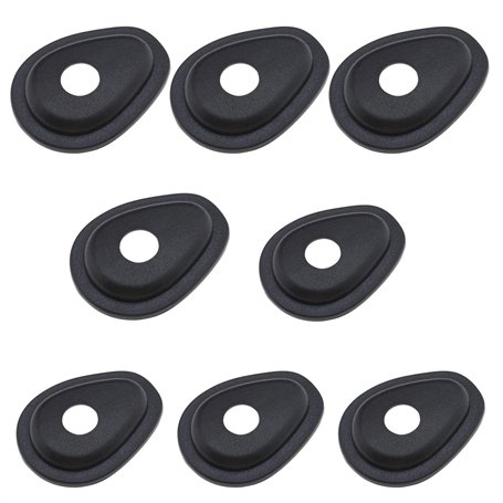 Lot de 2 Plaques d'adaptation pour Clignotants de Moto Compatible avec Yamaha MT07 MT09 Plaques d'indicateur Avant Arrière Clign