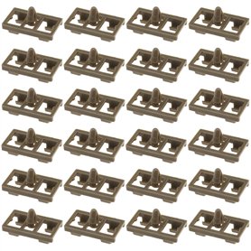 EMSea Lot de 30 clips de joint d'étanchéité pour porte inférieure X5 E53 51337052945 en plastique pour garniture de porte automo