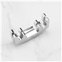 EMSea Sourdine pour Violon Silencieux pour Violon Silent Practice Silencieux Argent Silencieux à Quatre Griffes en Métal Réducte