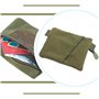 EMSea Mini Pince à Monnaie Multifonction Mini Sac à Clés Porte-monnaie Sac à Cartes 13.5x10.5cm Porte-monnaie en Nylon Mini Sac 