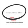 EMSea 1 Pièce Courroie Trapézoïdale pour Tondeuse à Gazon Rechange Vitesse Variable 1080mm 754-0281 954-0281 Compatible avec Nov