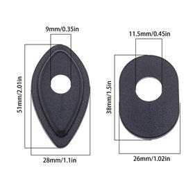 YINETTECH 10pcs Fermetures à Glissière 5# Remplacement Réversible Tire Curseurs Fermetures Éclair avec Kit d'arrêt en Forme de U