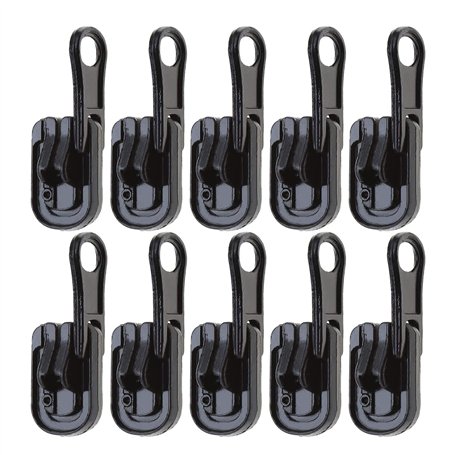YINETTECH 10pcs Fermetures à Glissière 5# Remplacement Réversible Tire Curseurs Fermetures Éclair avec Kit d'arrêt en Forme de U